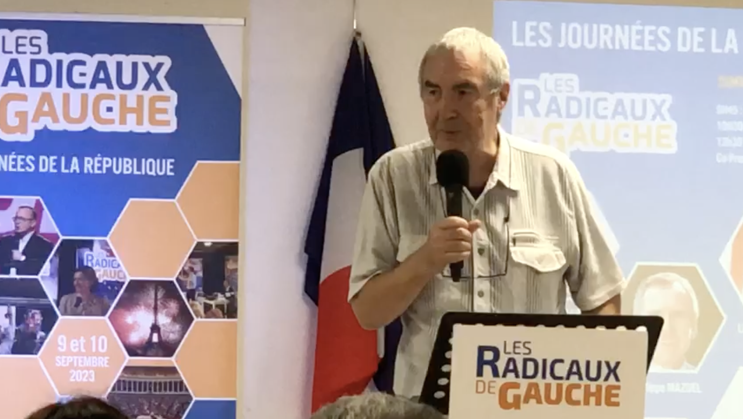 Intervention de Jean-Philippe Olivieri aux Journées de la République à Paris le 10/09/23